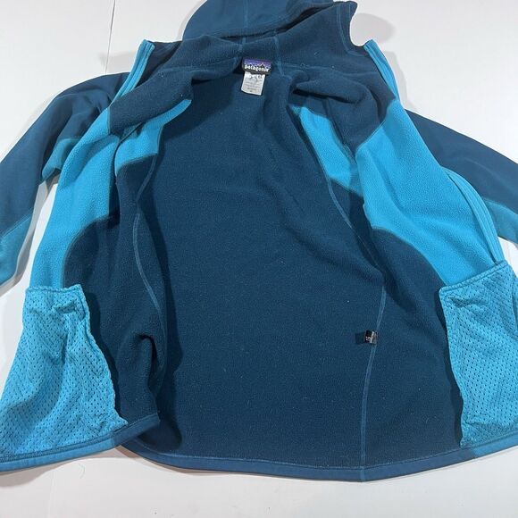 Patagonia Capilene 4 Expedition Full Zip Hoodie Teal/Turquoise Women's Medium - Picture 8 of 12